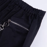 Casual Harem Pants with Chain