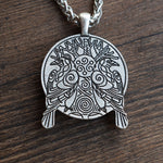 Yggdrasil Tree of Life Odens Raven's Necklace