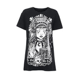 "In Goth We Trust" Long Black Over-sized Shirt